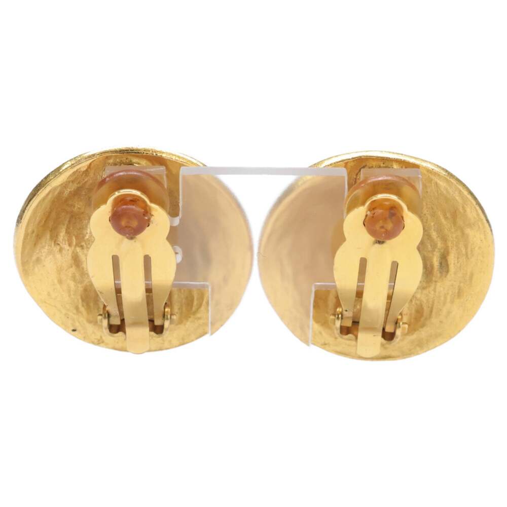 Chanel Cc Logo Round Clip-On Earrings #244521C72B - Picture 3 of 8
